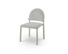 Noma Dining Chair (set of 2) - Ripley Grav & Gloss Ivory by Liang & Eimil