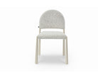 Noma Dining Chair (set of 2) - Ripley Grav & Gloss Ivory by Liang & Eimil
