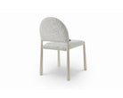 Noma Dining Chair (set of 2) - Ripley Grav & Gloss Ivory by Liang & Eimil
