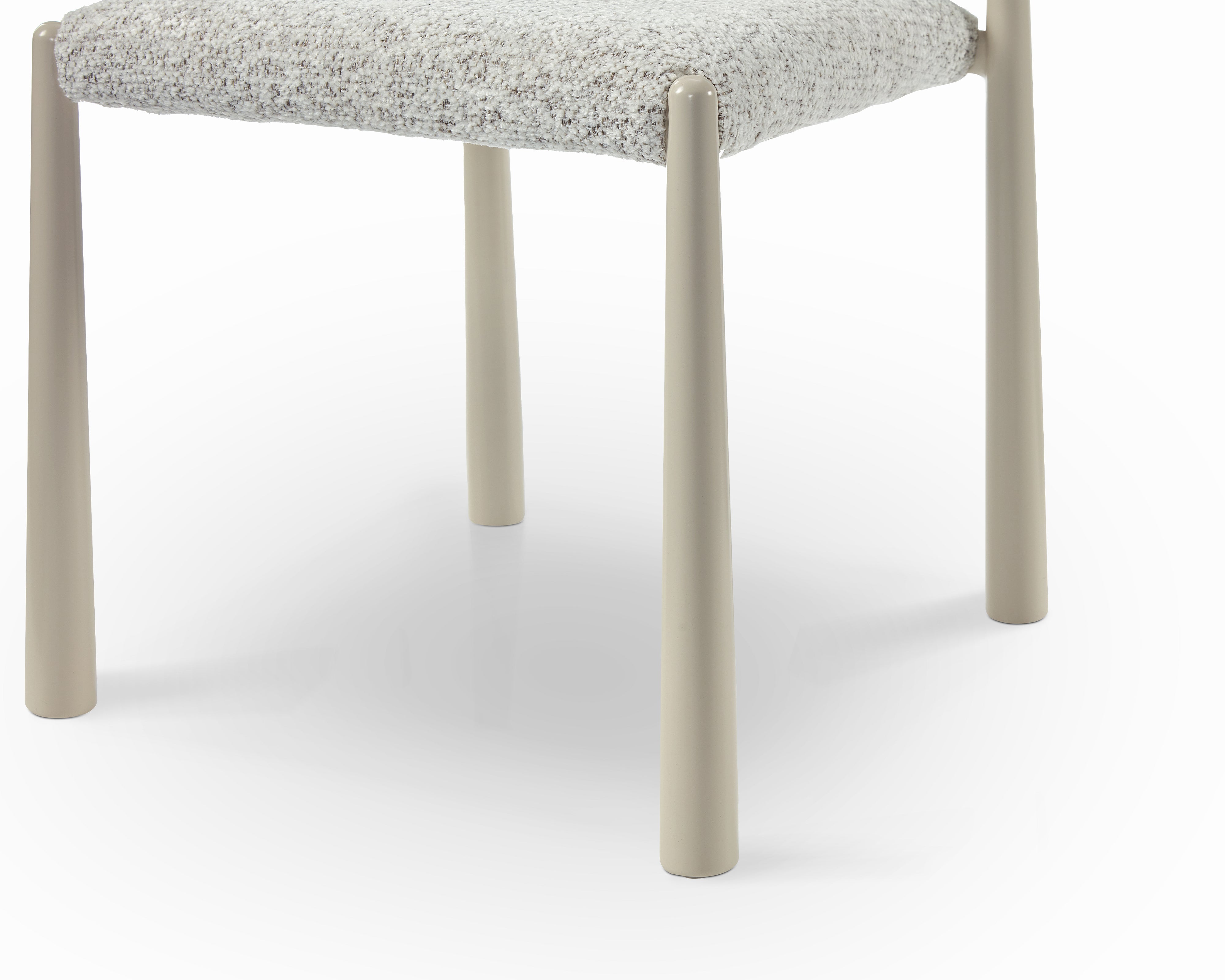 Noma Dining Chair (set of 2) - Ripley Grav & Gloss Ivory by Liang & Eimil