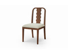 Diane Dining Chair (set of 2) - Capella Sand & Brushed Brown by Liang & Eimil