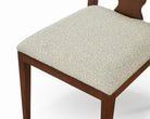 Diane Dining Chair (set of 2) - Capella Sand & Brushed Brown by Liang & Eimil