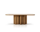 Corinthian Dining Table - Travertine Marble Effect Liang & Eimil