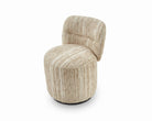 Aura Swivel Occasional Chair - Windsor Beige & Matt Black by Liang & Eimil