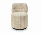 Aura Swivel Occasional Chair - Windsor Beige & Matt Black by Liang & Eimil