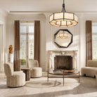 Aura Swivel Occasional Chair - Windsor Beige & Matt Black by Liang & Eimil