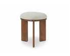 Lia Foot Stool - Capella Sand & Brushed Brown by Liang & Eimil
