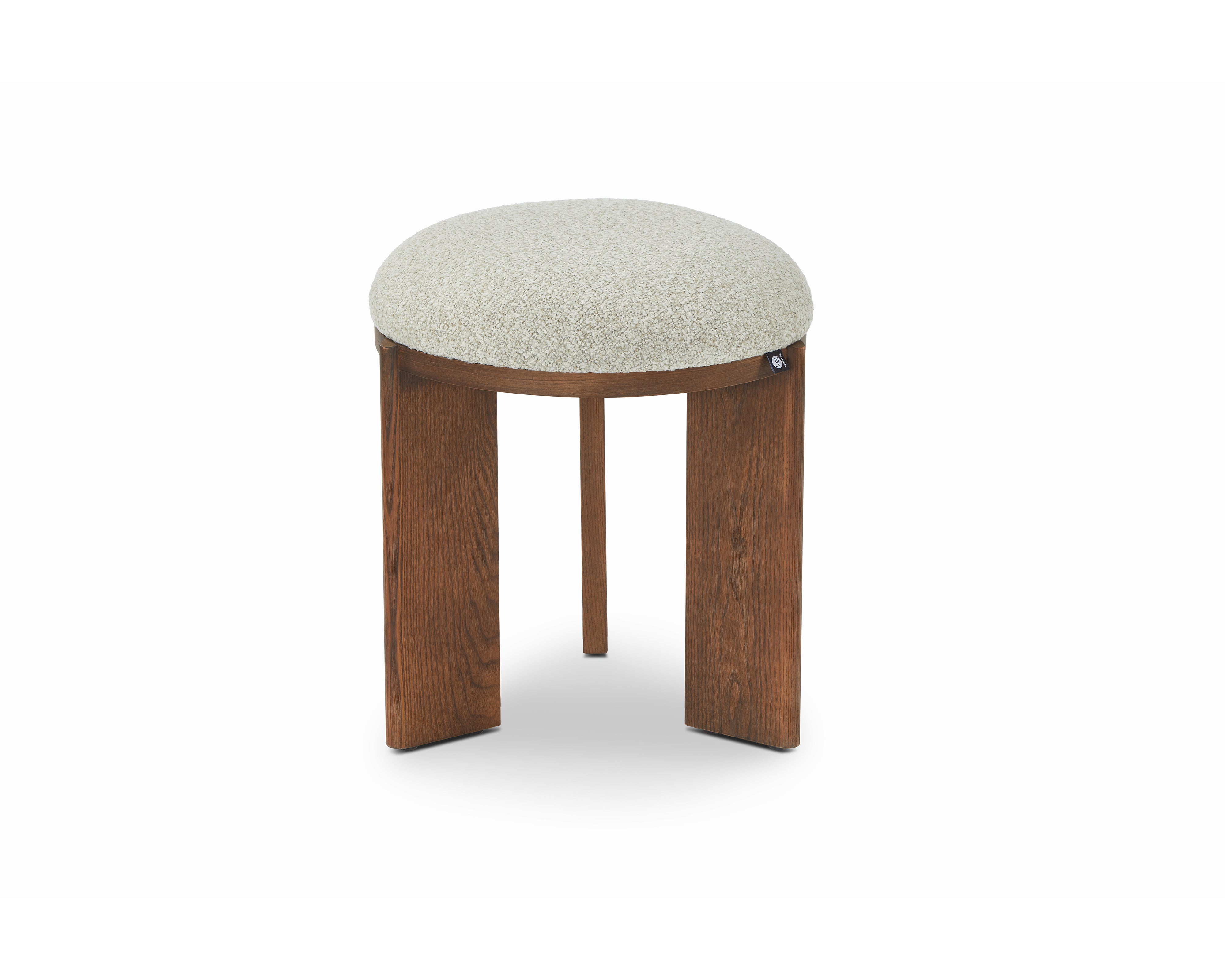 Lia Foot Stool - Capella Sand & Brushed Brown by Liang & Eimil