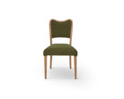 Adelaide Dining Chair - Kaster II Olive & Brushed Natural Wood by Liang & Eimil