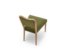 Adelaide Dining Chair - Kaster II Olive & Brushed Natural Wood by Liang & Eimil