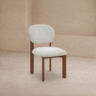Orbit Dining Chair - Ripley Grav & Brushed Brown Wood by Liang & Eimil