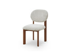 Orbit Dining Chair - Ripley Grav & Brushed Brown Wood by Liang & Eimil