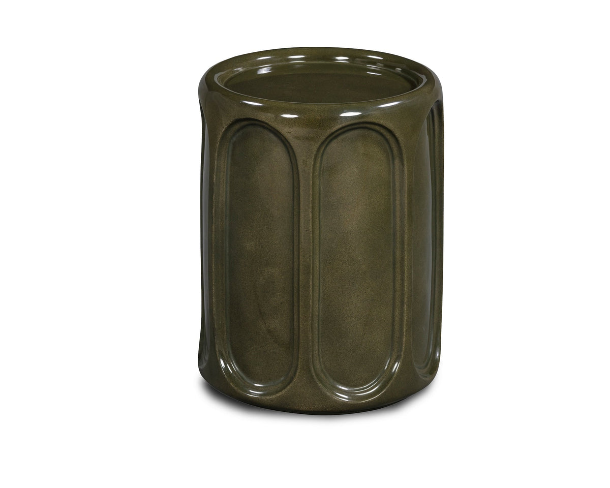 Oka Side Table  - Olive Glazed Liang & Eimil
