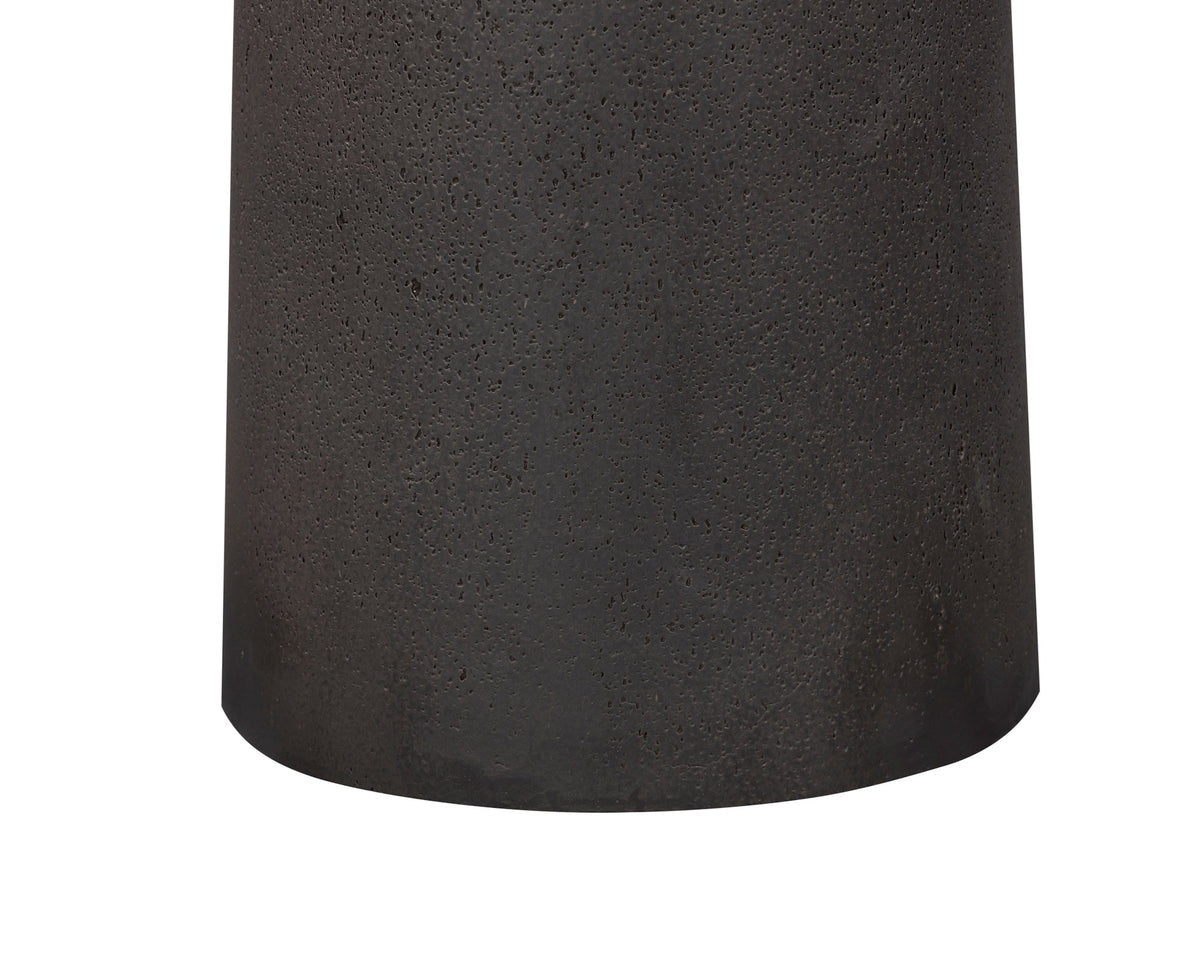 Porter Side Table  - Charcoal Pitted Liang & Eimil