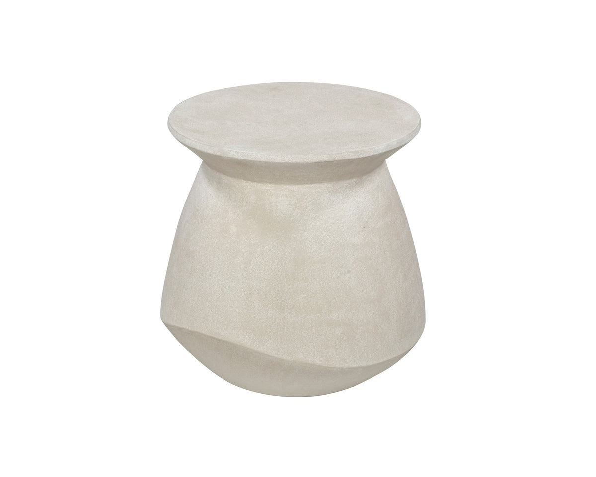 Poki Side Table  - Ivory Stucco Liang & Eimil