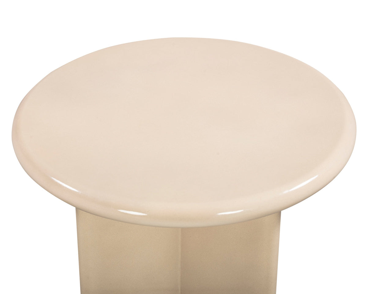 Panna Side Table  - Buff Enamel Liang & Eimil