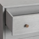 Nella Chest Of Drawers in London Fog & Hammered Dark Bronze 3 Drawer by Liang & Eimil