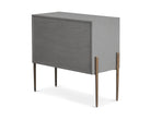 Nella Chest Of Drawers in London Fog & Hammered Dark Bronze 3 Drawer by Liang & Eimil