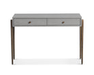 Nella London Fog & Hammered Dark Bronze Console Table by Liang & Eimil