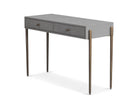 Nella London Fog & Hammered Dark Bronze Console Table by Liang & Eimil