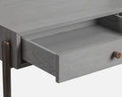 Nella London Fog & Hammered Dark Bronze Console Table by Liang & Eimil