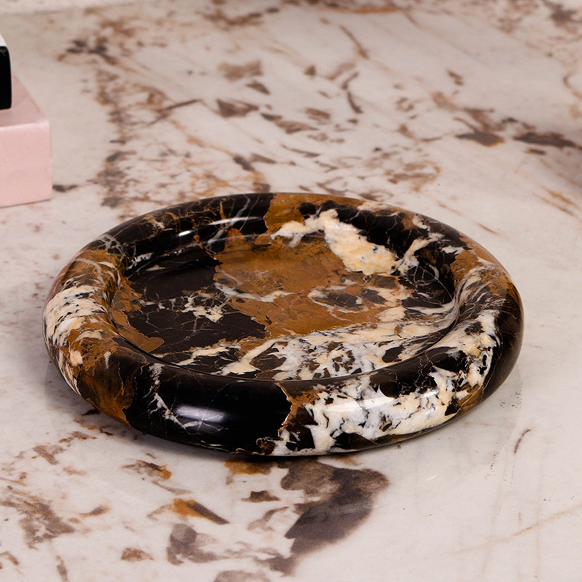 Ophira Tray - Black & Gold Marble Liang & Eimil