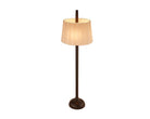 Conti Floor Lamp - White Linen/Black Ash Liang & Eimil