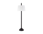 Conti Floor Lamp - White Linen/Black Ash Liang & Eimil