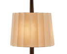 Conti Floor Lamp - White Linen/Black Ash Liang & Eimil