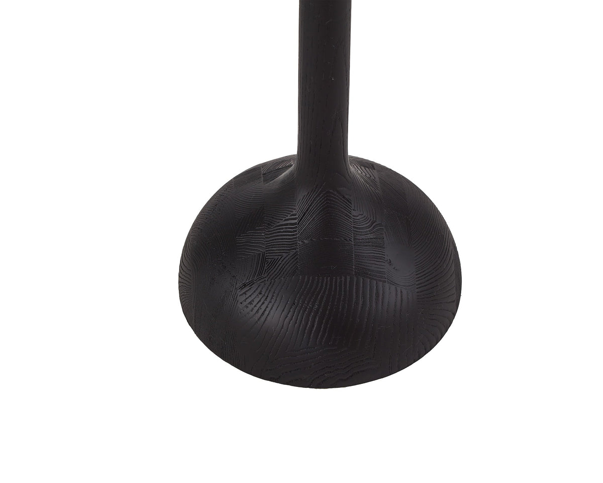 Conti Floor Lamp - White Linen/Black Ash Liang & Eimil