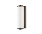 Fento Antique Bronze Small Wall Light with Alabaster Effect Shade by Liang & Eimil