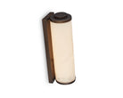 Fento Antique Bronze Small Wall Light with Alabaster Effect Shade by Liang & Eimil