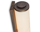 Fento Antique Bronze Small Wall Light with Alabaster Effect Shade by Liang & Eimil