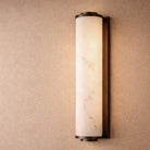 Fento Antique Bronze Large Wall Light with Alabaster Effect Shade by Liang & Eimil