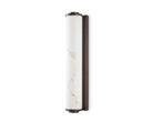 Fento Antique Bronze Large Wall Light with Alabaster Effect Shade by Liang & Eimil