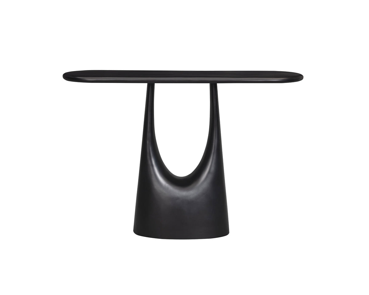 Combe Console Table - Satin Black Liang & Eimil