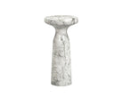 Akali Side Table Large - Carrara White Marble Effect Liang & Eimil