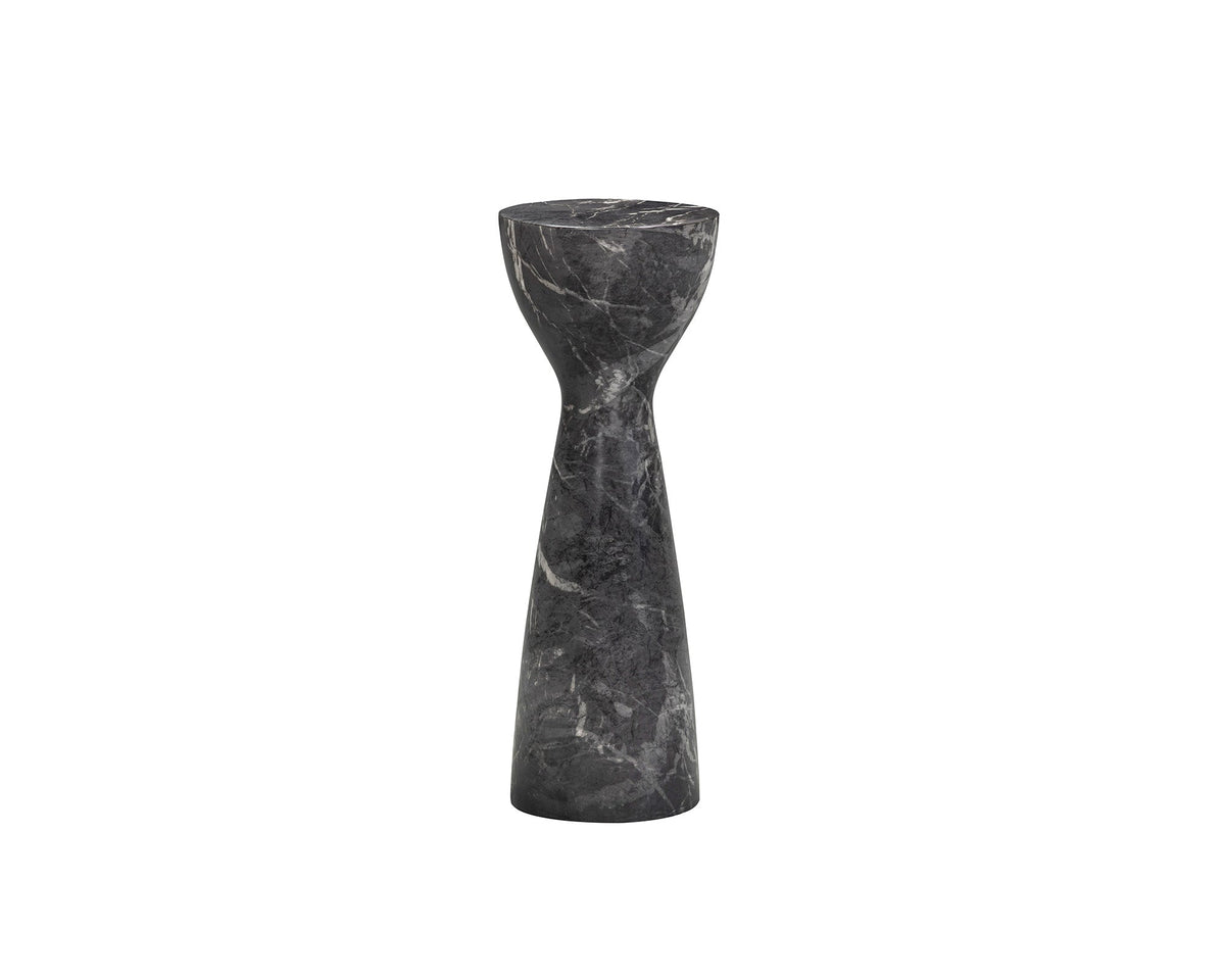 Akali Side Table Small -  Marquina Black Marble Effect Liang & Eimil
