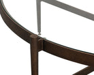 Soho Coffee Table - Antique Brass and Clear Glass Liang & Eimil