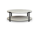 Alcana Coffee Table - Cloud Stained Oak and Black Textured Metal Liang & Eimil