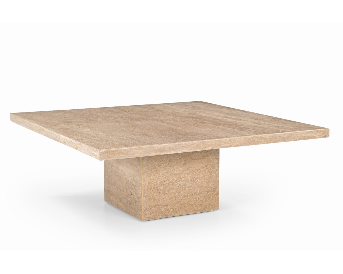 Onetti Beige Travertine Coffee Table by Liang & Eimil