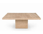 Onetti Beige Travertine Coffee Table by Liang & Eimil