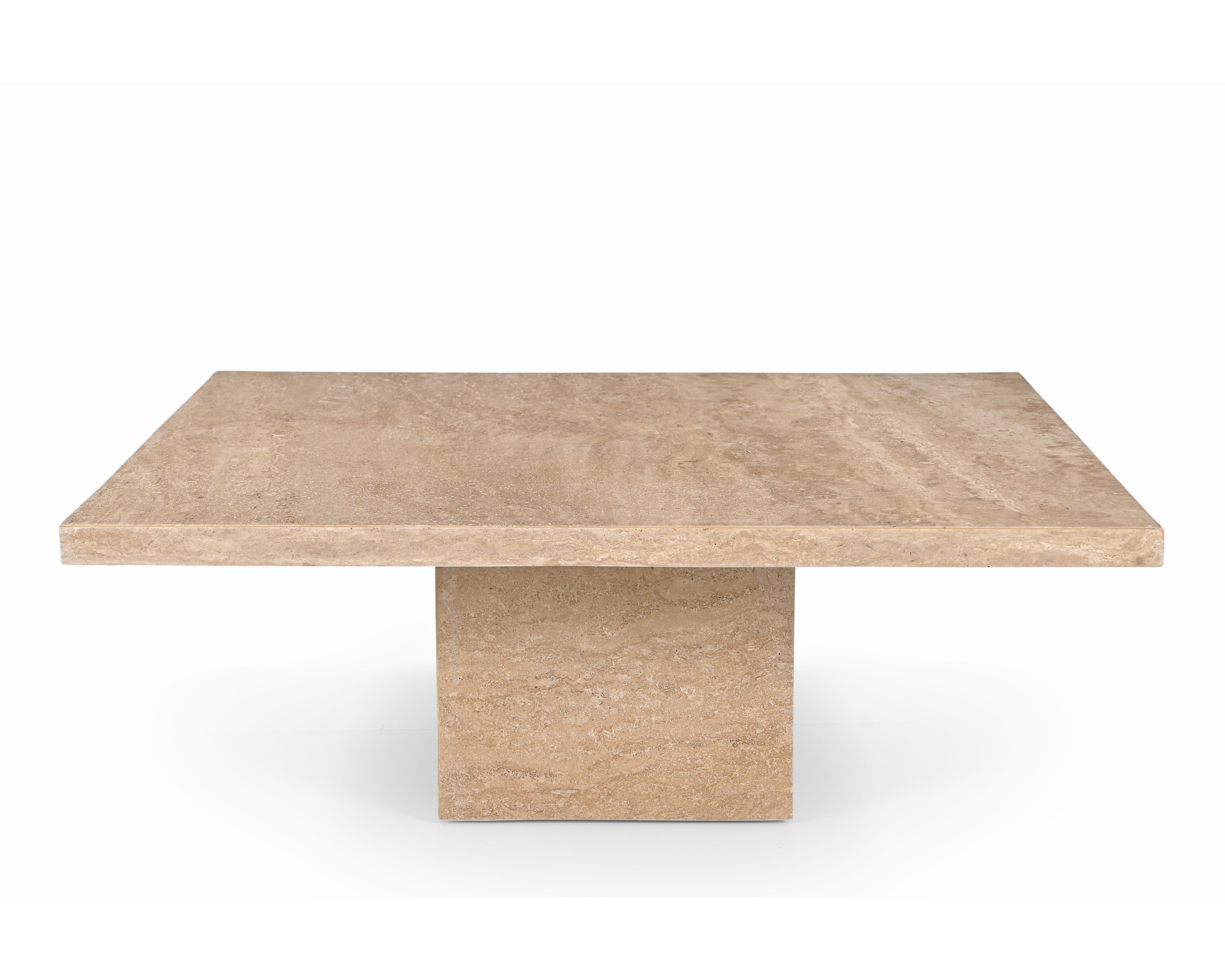 Onetti Beige Travertine Coffee Table by Liang & Eimil