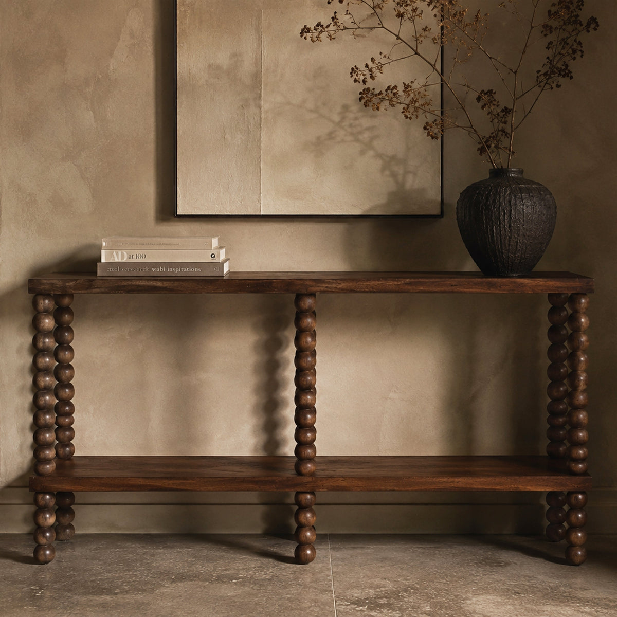 Legend Console Table - Brushed Mid-brown Acacia Wood by Liang & Eimil