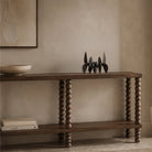Legend Console Table - Brushed Mid-brown Acacia Wood by Liang & Eimil