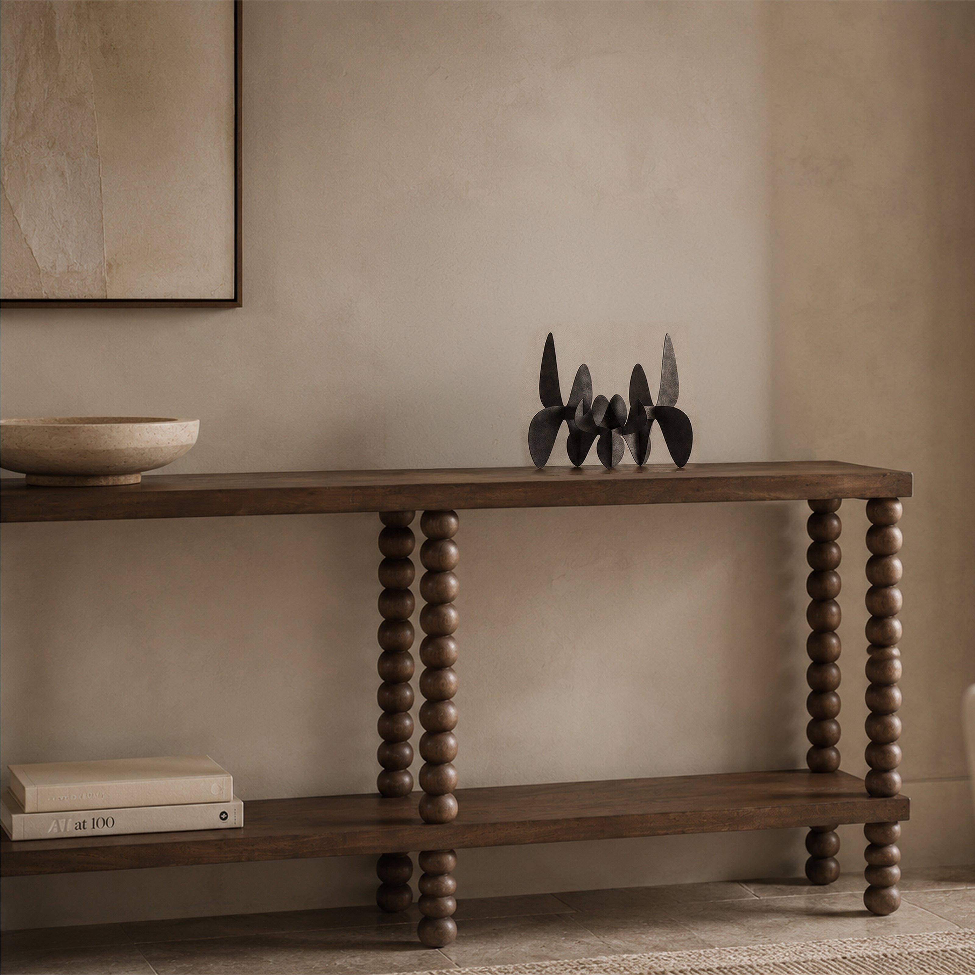 Legend Console Table - Brushed Mid-brown Acacia Wood by Liang & Eimil