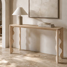 Oltok White Oak Console Table Liang & Eimil
