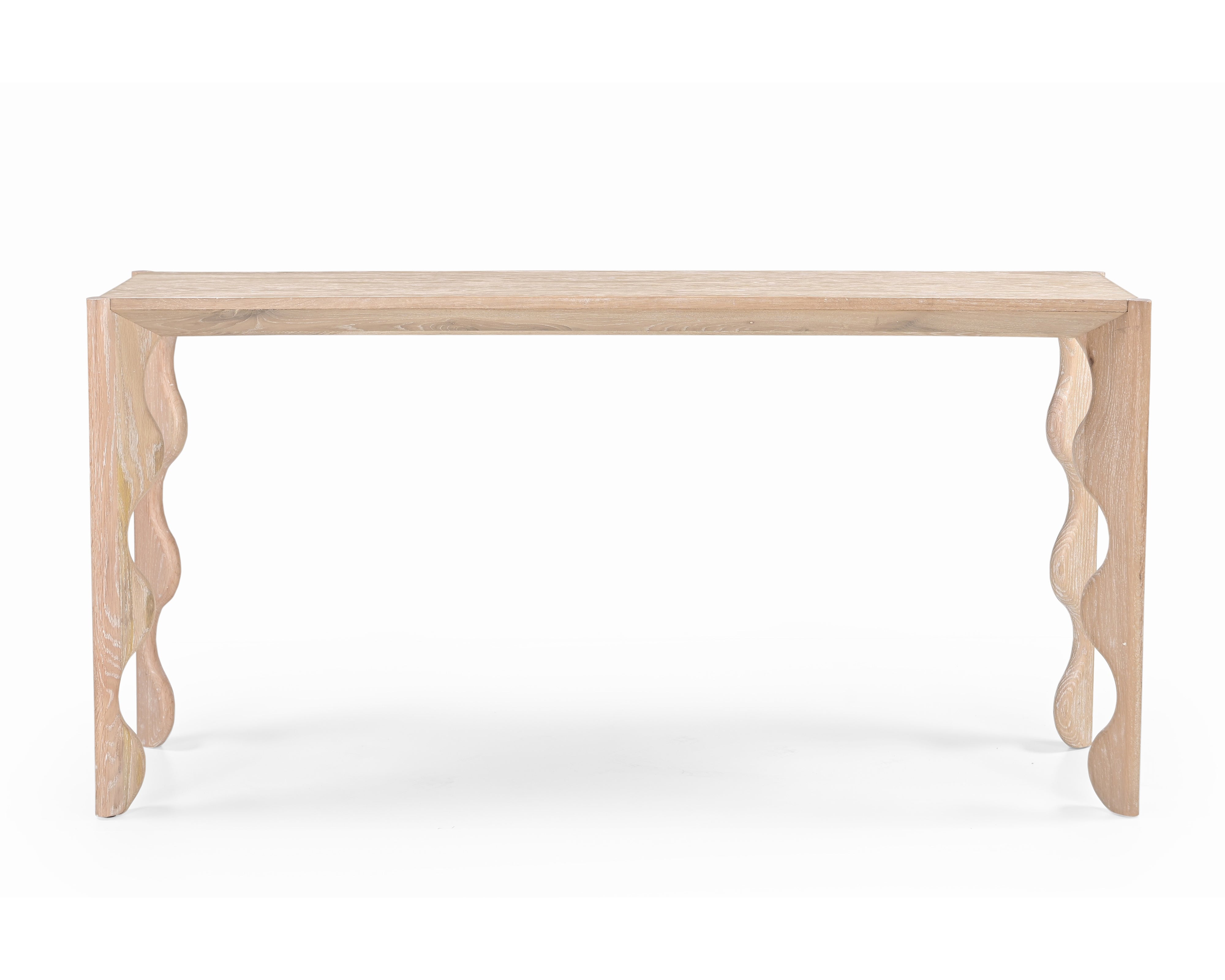 Oltok White Oak Console Table by Liang & Eimil