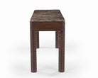 Allure Dark Brown Emperador Marble & Acacia Wood Desk by Liang & Eimil