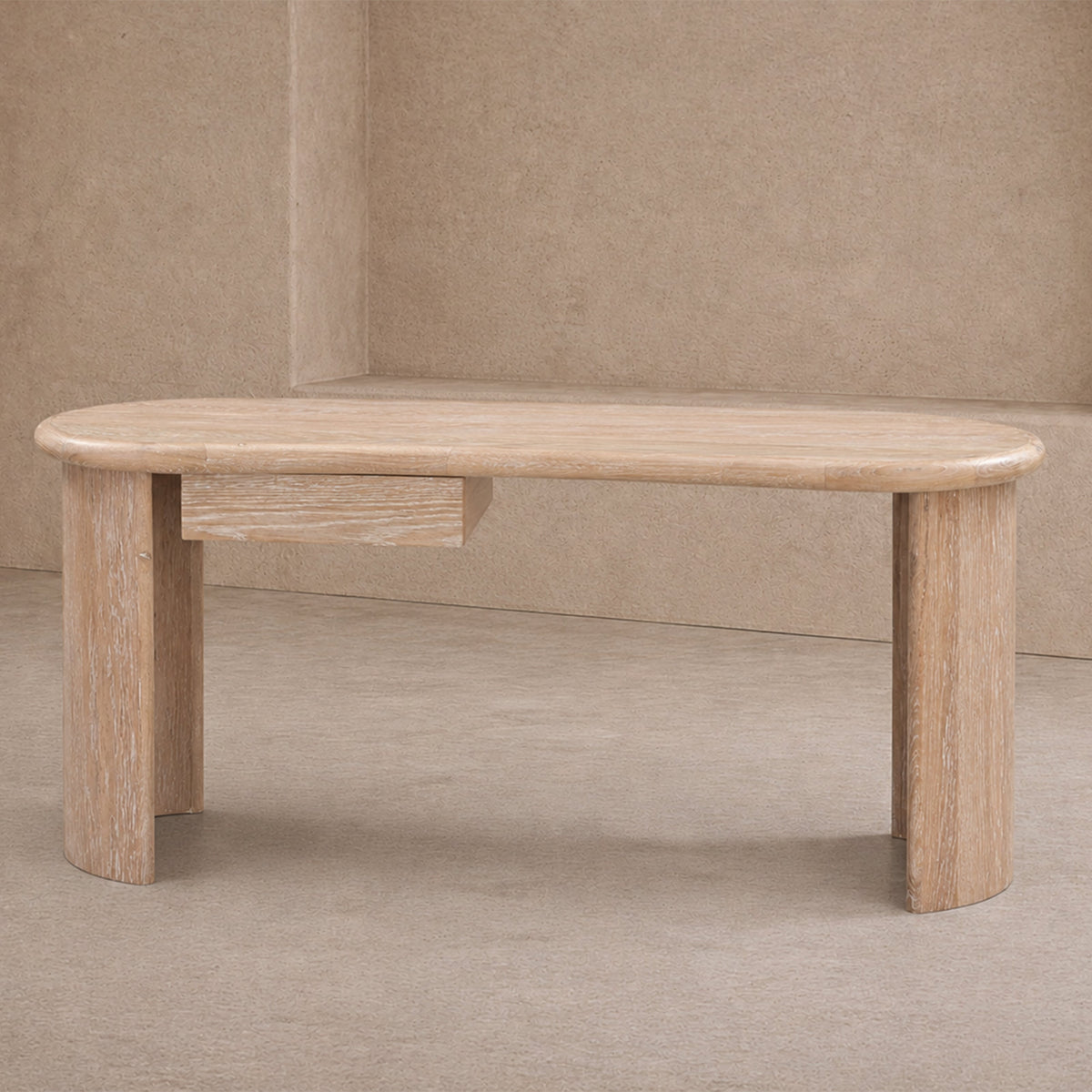 Lluna White Oak Desk by Liang & Eimil